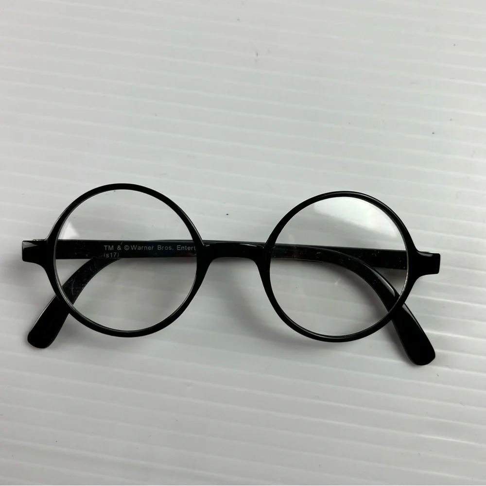 Rubie's Harry Potter Glasses Black Round Frame Costume Halloween